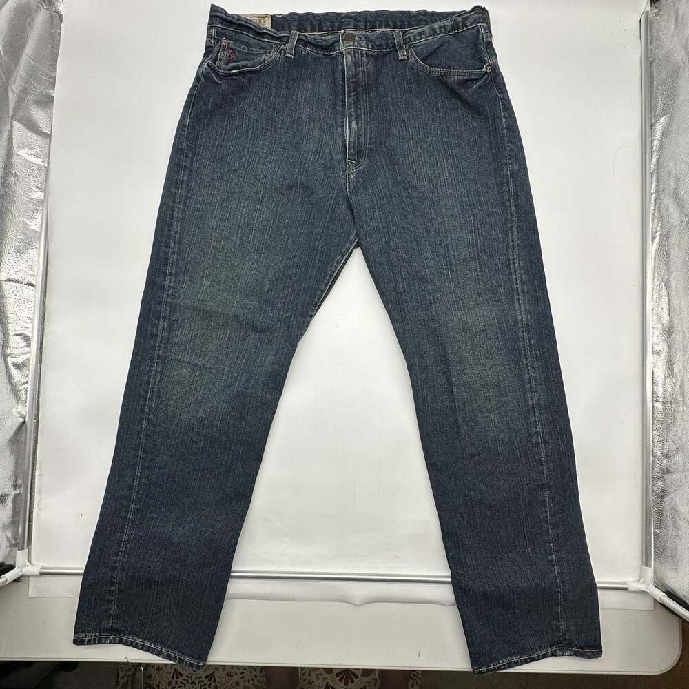 Polo Ralph Lauren Cortlandt 300 Men's Size 38X32 Straight Leg Blue Denim Jeans